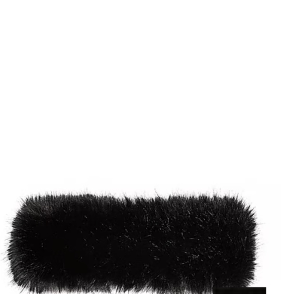 Victoria's Secret Black Furry Headband
